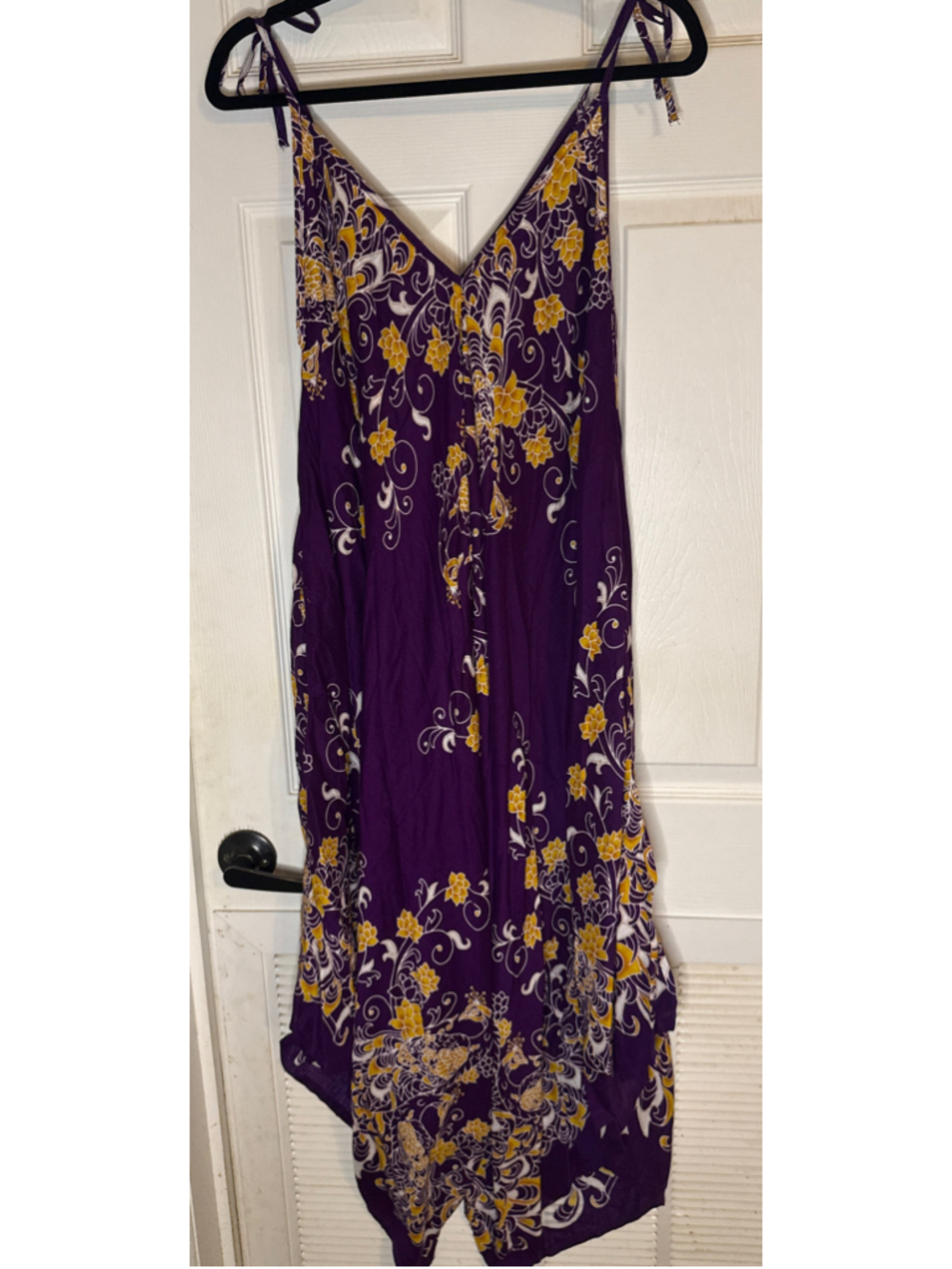 Women's Kathmandu Jumper Purple Yellow Floral - Picture 3 of 7